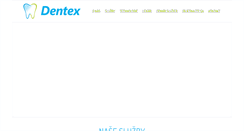 Desktop Screenshot of dentex.sk