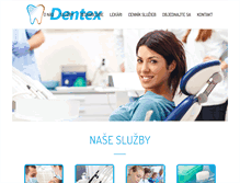 Tablet Screenshot of dentex.sk